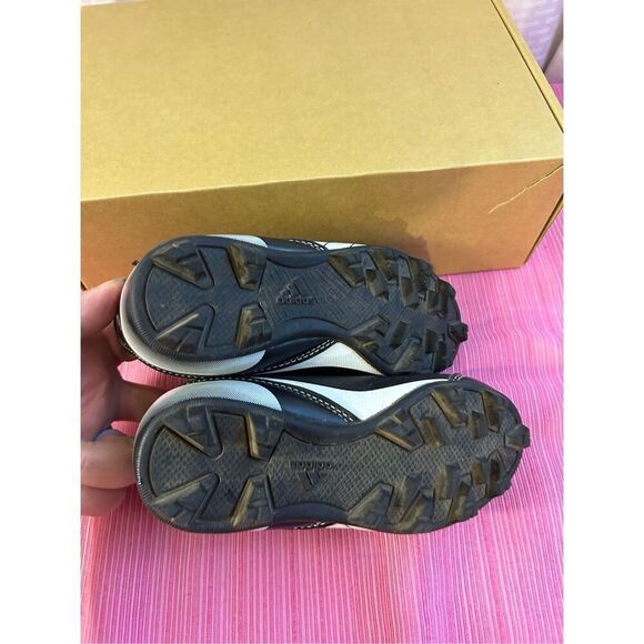 Adidas 10k kids baseball cleats black tball new - Picture 3 of 4